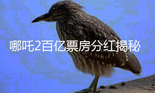 哪吒2百億票房分紅揭秘，一場影視盛宴下的利潤分配邏輯