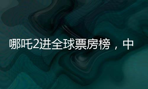 哪吒2進(jìn)全球票房榜，中國神話的魅力橫掃國際影壇