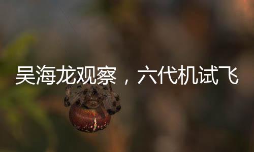 吳海龍觀察，六代機(jī)試飛后的和平寄語(yǔ)與中美未來(lái)合作展望