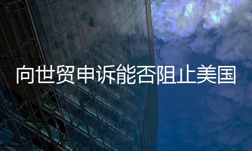 向世貿(mào)申訴能否阻止美國(guó)加征關(guān)稅，探討與解析