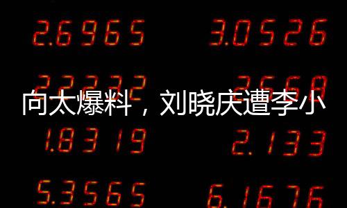 向太爆料，劉曉慶遭李小冉激烈訓(xùn)斥十分鐘——事件全解析