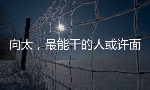 向太，最能干的人或許面臨最大的挑戰(zhàn)