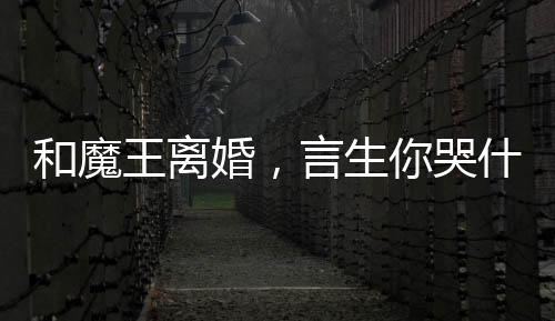 和魔王離婚，言生你哭什么