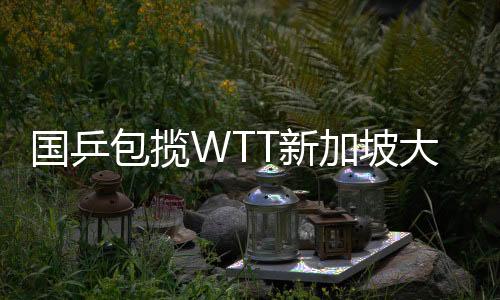 國乒包攬WTT新加坡大滿貫五金，輝煌成就震撼世界乒壇
