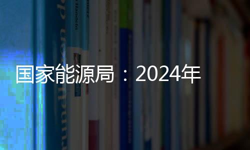 國家能源局：2024年全社會用電量同比增長6.8%