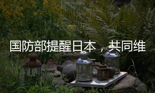 國防部提醒日本，共同維護地區(qū)和平穩(wěn)定