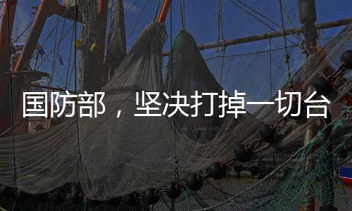 國(guó)防部，堅(jiān)決打掉一切臺(tái)獨(dú)分裂圖謀