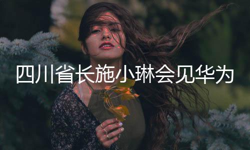 四川省長(zhǎng)施小琳會(huì)見華為前副總裁孟晚舟，共話數(shù)字化轉(zhuǎn)型與科技創(chuàng)新合作