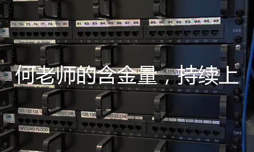 何老師的含金量，持續(xù)上升的影響力與卓越成就