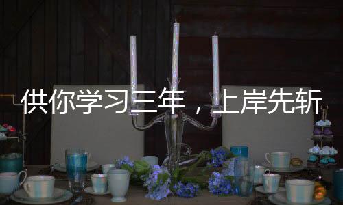供你學(xué)習(xí)三年，上岸先斬意中人？