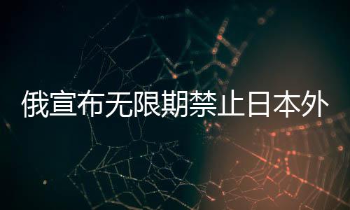 俄宣布無限期禁止日本外相等九人入境，政治緊張升級之際引發(fā)各方關注