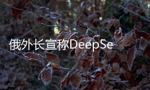 俄外長宣稱DeepSeek超越美國，全球技術(shù)競賽的新篇章