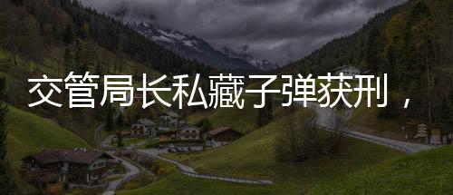 交管局長(zhǎng)私藏子彈獲刑，鐵腕治亂再度顯現(xiàn)公正執(zhí)法力量
