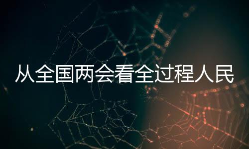 從全國兩會(huì)看全過程人民民主實(shí)踐