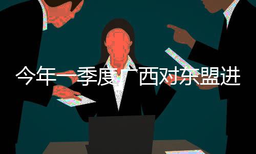 今年一季度廣西對(duì)東盟進(jìn)出口額首次突破千億元