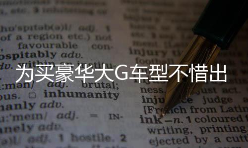 為買豪華大G車型不惜出售黃金的五位熱議事件引發(fā)熱議，從販賣黃金到購買豪華車型背后的故事引人深思。本文將圍繞這一事件展開探討，分析背后的動機和影響。以下為文章詳細內(nèi)容，