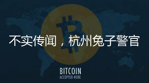 不實傳聞，杭州兔子警官崗位上被撞