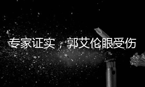 專家證實(shí)，郭艾倫眼受傷不影響運(yùn)動(dòng)生涯