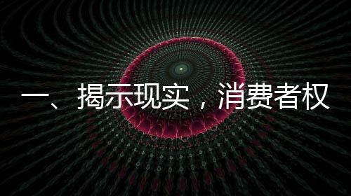 一、揭示現(xiàn)實(shí)，消費(fèi)者權(quán)益日的雙刃劍效應(yīng)——探究315紅黑榜被打假的背后真相