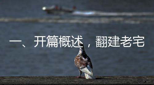 一、開篇概述，翻建老宅，堂兄弟七人共筑家園情懷