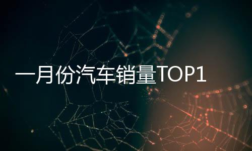 一月份汽車銷量TOP10企業(yè)銷售突破兩百萬(wàn)大關(guān)，市場(chǎng)分析與展望