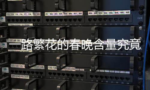 一路繁花的春晚含量究竟有多高？