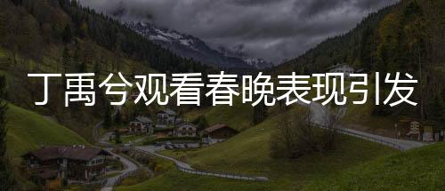 丁禹兮觀看春晚表現(xiàn)引發(fā)關(guān)注，挑眉害羞的瞬間