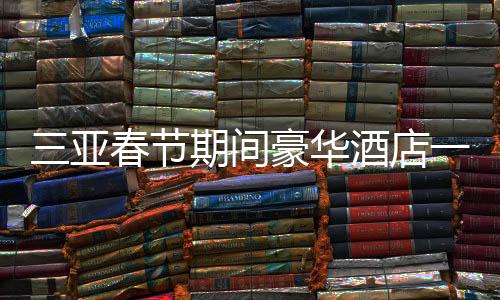 三亞春節(jié)期間豪華酒店一晚達(dá)二十萬(wàn)預(yù)訂一空——度假熱地的盛況
