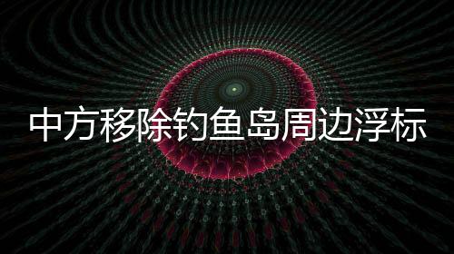 中方移除釣魚島周邊浮標(biāo)，外交部回應(yīng)