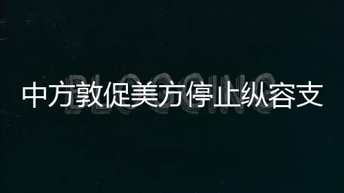 中方敦促美方停止縱容支持臺獨(dú)的立場與行動