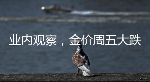 業(yè)內(nèi)觀察，金價周五大跌背后的多重因素，俄烏只是其中之一
