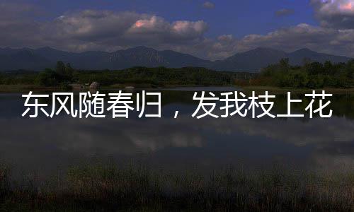 東風隨春歸，發(fā)我枝上花——春日的綻放與生機