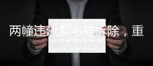 兩幢違建豪宅被拆除，重塑城市秩序與公平之范例