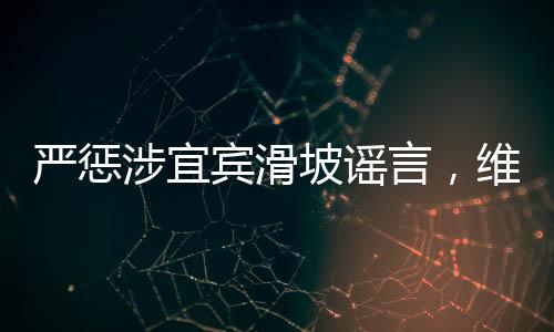 嚴懲涉宜賓滑坡謠言，維護社會和諧穩(wěn)定