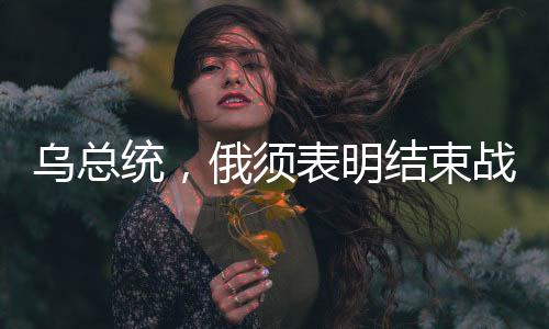 烏總統(tǒng)，俄須表明結(jié)束戰(zhàn)爭還是繼續(xù)向前推進(jìn)的態(tài)度