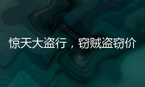 驚天大盜行，竊賊盜竊價值達(dá)4397萬金馬桶的錯綜事件