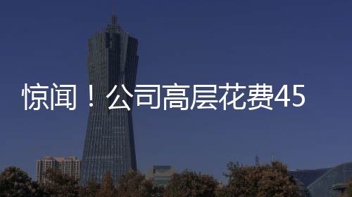 驚聞！公司高層花費(fèi)450萬(wàn)公款請(qǐng)來(lái)男模團(tuán)隊(duì)，引發(fā)各界熱議