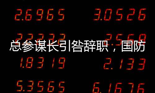 總參謀長引咎辭職，國防安全再啟新征程