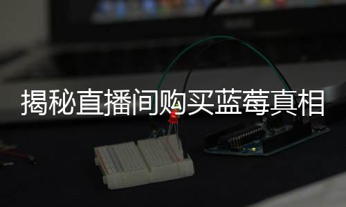 揭秘直播間購買藍(lán)莓真相，八盒藍(lán)莓到手，每盒果實(shí)數(shù)量究竟幾何？
