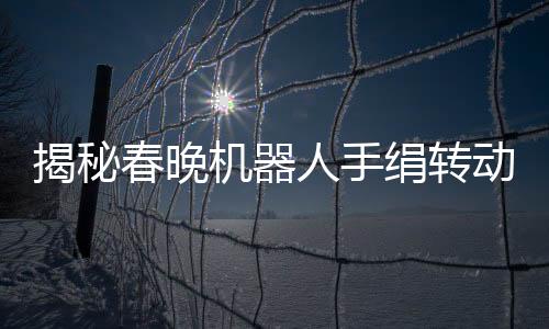 揭秘春晚機(jī)器人手絹轉(zhuǎn)動(dòng)的奧秘，技術(shù)與藝術(shù)的融合