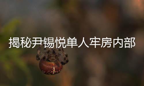 揭秘尹錫悅單人牢房內部圖，一窺牢房生活細節(jié)