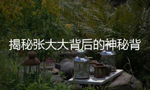 揭秘張大大背后的神秘背景，妖怪爆料引發(fā)關(guān)注熱議