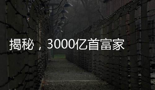 揭秘，3000億首富家族隱秘17年