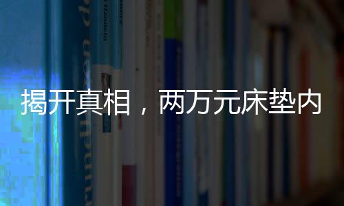 揭開真相，兩萬元床墊內(nèi)部拆開竟是泡沫