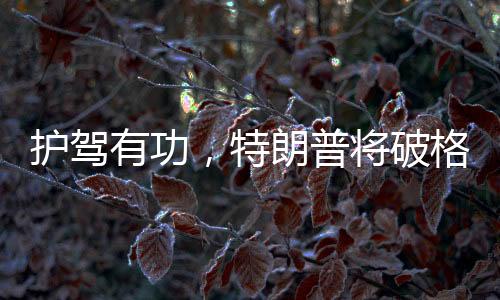 護駕有功，特朗普將破格提拔他