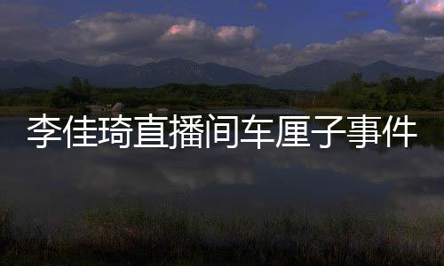 李佳琦直播間車?yán)遄邮录l(fā)網(wǎng)友熱議，一場直播翻車的反思與啟示