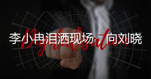 李小冉淚灑現(xiàn)場，向劉曉慶誠懇道歉