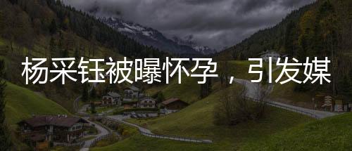 楊采鈺被曝懷孕，引發(fā)媒體熱議