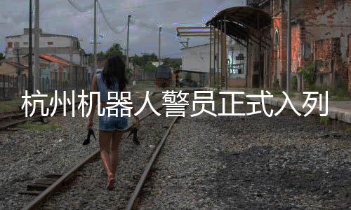 杭州機器人警員正式入列，開啟智能巡邏新時代