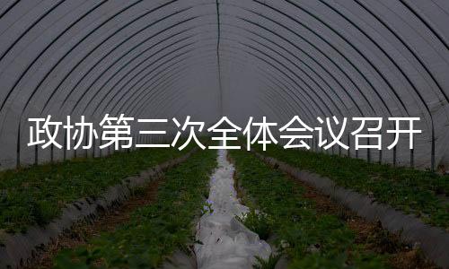 政協(xié)第三次全體會(huì)議召開，共商國家發(fā)展大計(jì)